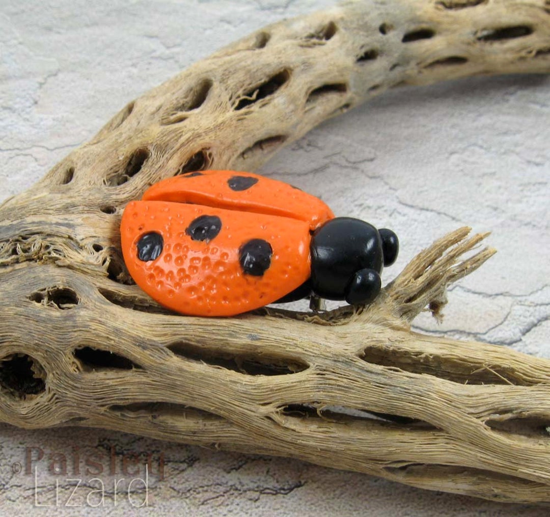 Broche Coccinelle En Métal émaillé – 35mm, Unisexe, Neuf Avec Emballage