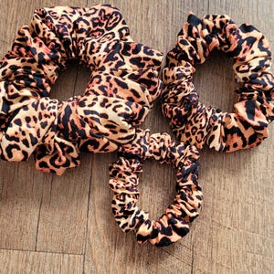 Cheetah Print Scrunchie