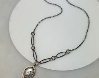 Egyptian Scarab Beetle Necklace