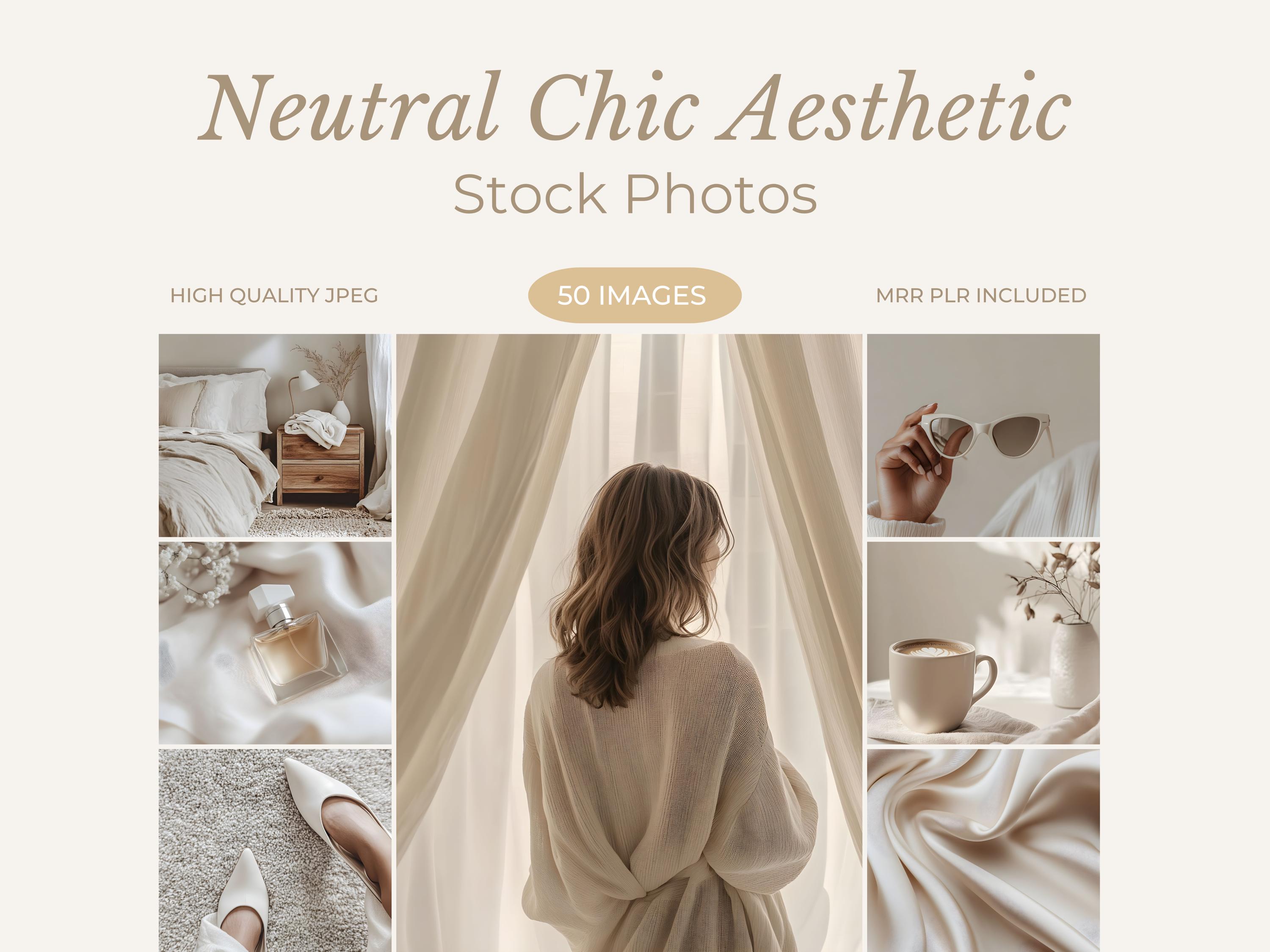 Neutral Chic Aesthetic Stock Photos Aesthetic Chic Woman Instagram ...