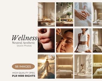 Neutral Wellness Aesthetic Stock Photos Health Self-Care Lifestyle Holistic Aesthetic Stock Photos Wellness Coach Instagram Photos Reels