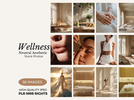 Neutral Wellness Aesthetic Stock Photos Health Self-Care Lifestyle Holistic Aesthetic Stock Photos Wellness Coach Instagram Photos Reels