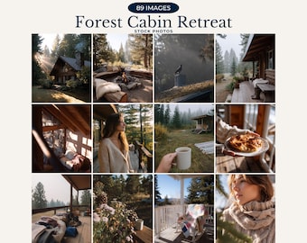 Foto stock di Forest Cabin: immagini di stile di vita accogliente e natura (89 PNG)