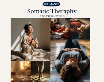 Somatic Therapy Stock Photos Somatic Healing Stock Images Faceless Wellness Images for Somatic Coaching Aesthetic Photos Body-Based Therapy
