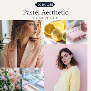 Pastel Aesthetic Stock Photos Soft Pastel Aesthetic Stock Photos for Instagram Reels Cover Photo Faceless Marketing Dreamy Aesthetic Photos