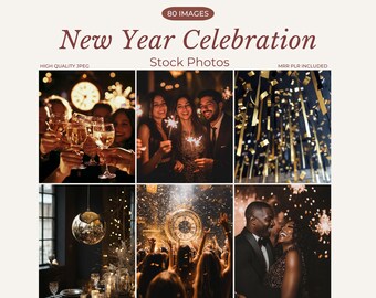 Foto stock di festeggiamenti di Capodanno Foto di feste di lusso di Capodanno Foto stock di eleganti festeggiamenti di Capodanno Foto di festeggiamenti di Capodanno PLR MRR