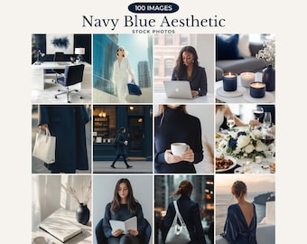 100+ Navy Blue Aesthetic Stock Photos for Instagram Reels Cover Photo Faceless Marketing Navy Blue Aesthetic Stock Photos PLR MRR