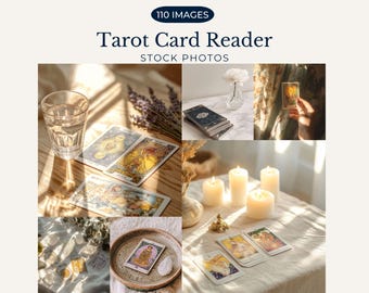 Tarotläsare Stockfoto Tarotföretag Spåman Stockfoto Bundle Tarotläsare Tarotlek Tarotkortläsare Estetisk Stockfoto