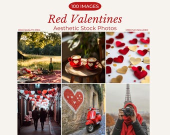 Red Valentines Aesthetic Stock Photos Valentines Day Photos Hearts Day Images Instagram Reel Cover Love Month Faceless Romantic Date