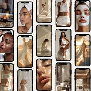 Neutral Wellness Aesthetic Stock Photos Health Self-Care Lifestyle Wellness Aesthetic Stock Photos Wellness Coach Instagram Photos Reels