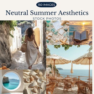 Neutral Summer Aesthetic Stock Photos Beach Travel Aesthetic Stock Photos Summer Beach Vibes Aesthetic Stock Photos Instagram Photos PLR MRR
