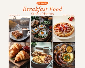 Breakfast Food Stock Photos: Brunch Images for Blogs & Social Media (100 Images)