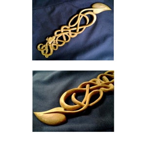 Carving the Celtic Dragon Spoon Tutorial image 5