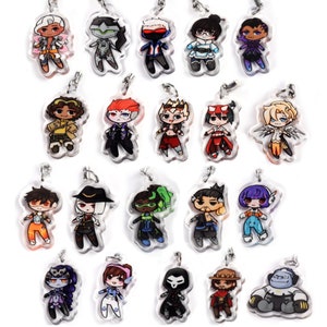 Overwatch phone charms