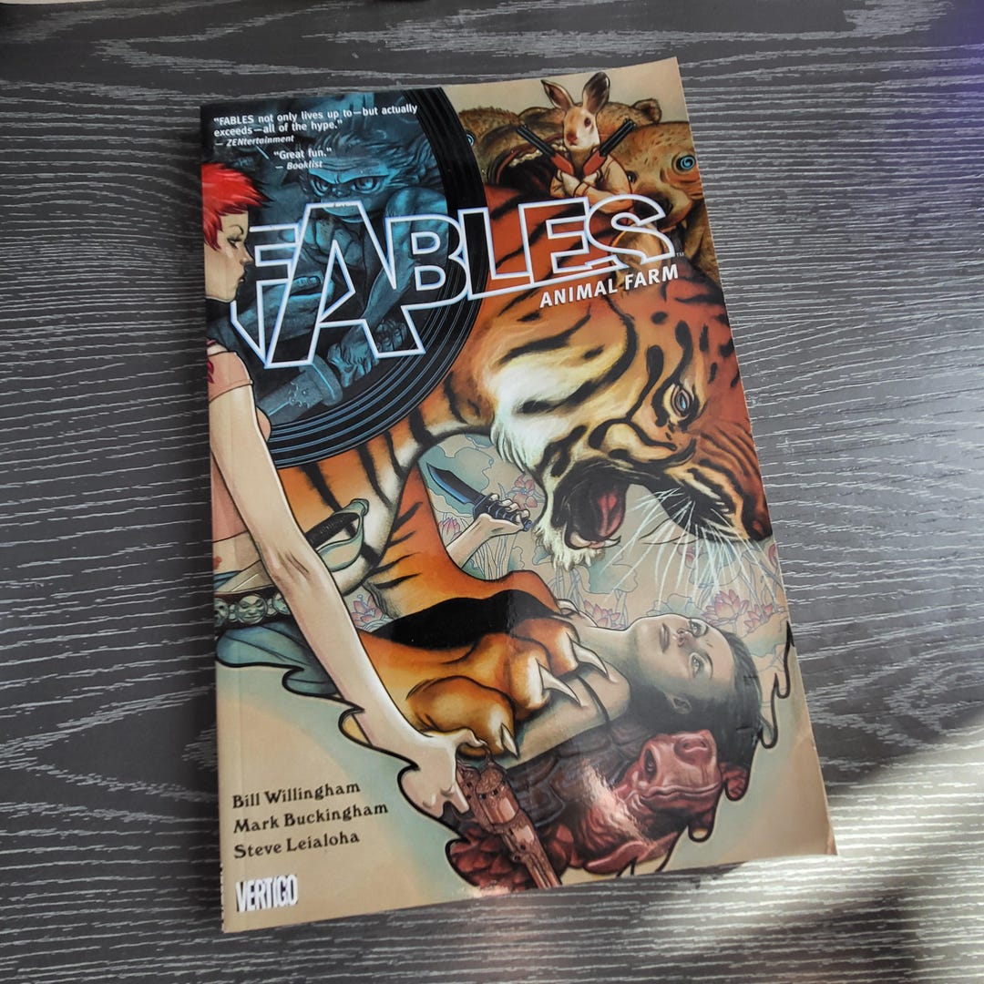 Fables Farm Animals Graphic Novel Fantasy Young Adult - Etsy