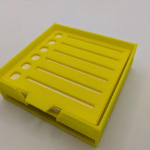 Post It/sticky note holder and task list stencils