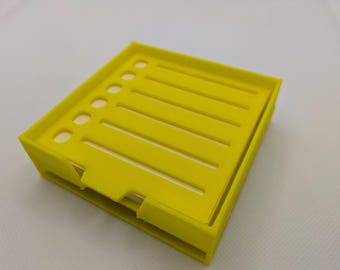Post It/sticky note holder and task list stencils