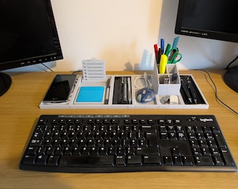 Modular Desk Organiser System - All components