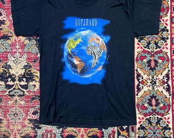 Vintage Gotthard T-Shirt Hard Rock Band Tee Size L