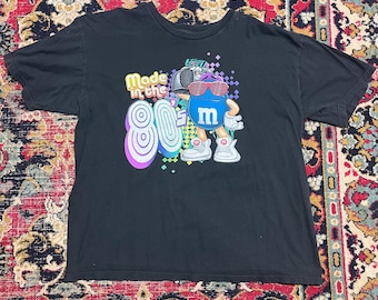 Vintage M&M's T-Shirt  in the 80's Retro Candy Graphic Size XL