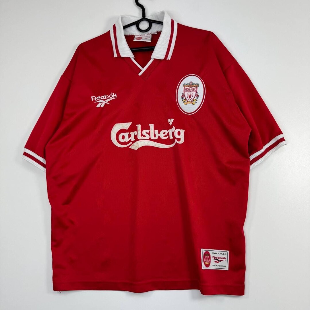 Vintage Liverpool FC 90s Home Shirt Reebok Carlsberg Jersey Made in UK ...