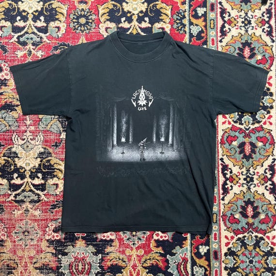 Vintage 90s Lacrimosa Live Tour T-shirt Gothic Darkwave Size S - Etsy