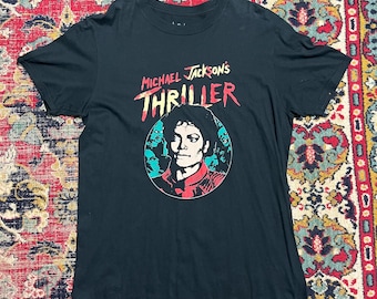 Vintage Michael Jackson Thriller Graphic T-Shirt Size M