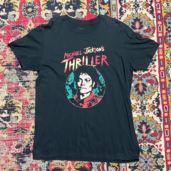 Vintage Michael Jackson Thriller Graphic T-shirt Size M - Etsy