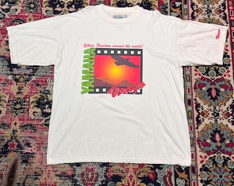 Vintage Yamaha Virago T-Shirt Biker Graphic Tee 90s Size XL
