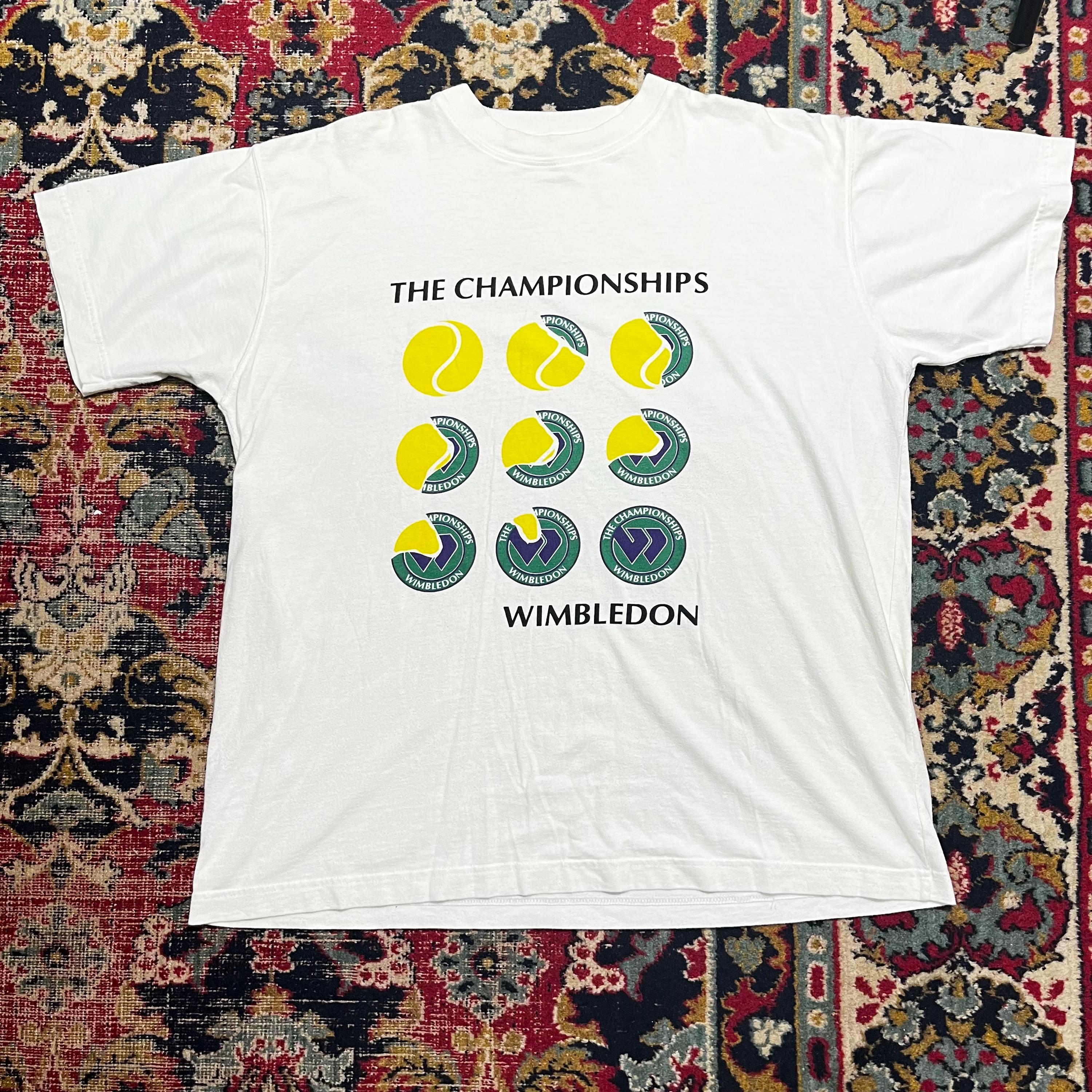 Vintage Wimbledon Championships T Shirt Tennis Graphic Size L - Etsy