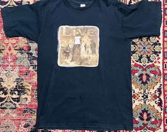 Live Band 2000s Tour T-Shirt Vintage Alternative Rock Size L