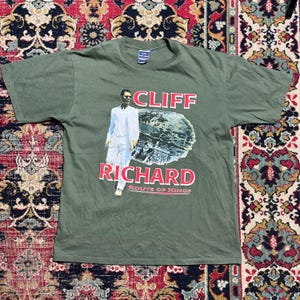 Cliff Richard T Shirt - Etsy UK