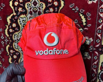 Casquette Vodafone Mercedes Mclaren vintage rétro sport voiture de