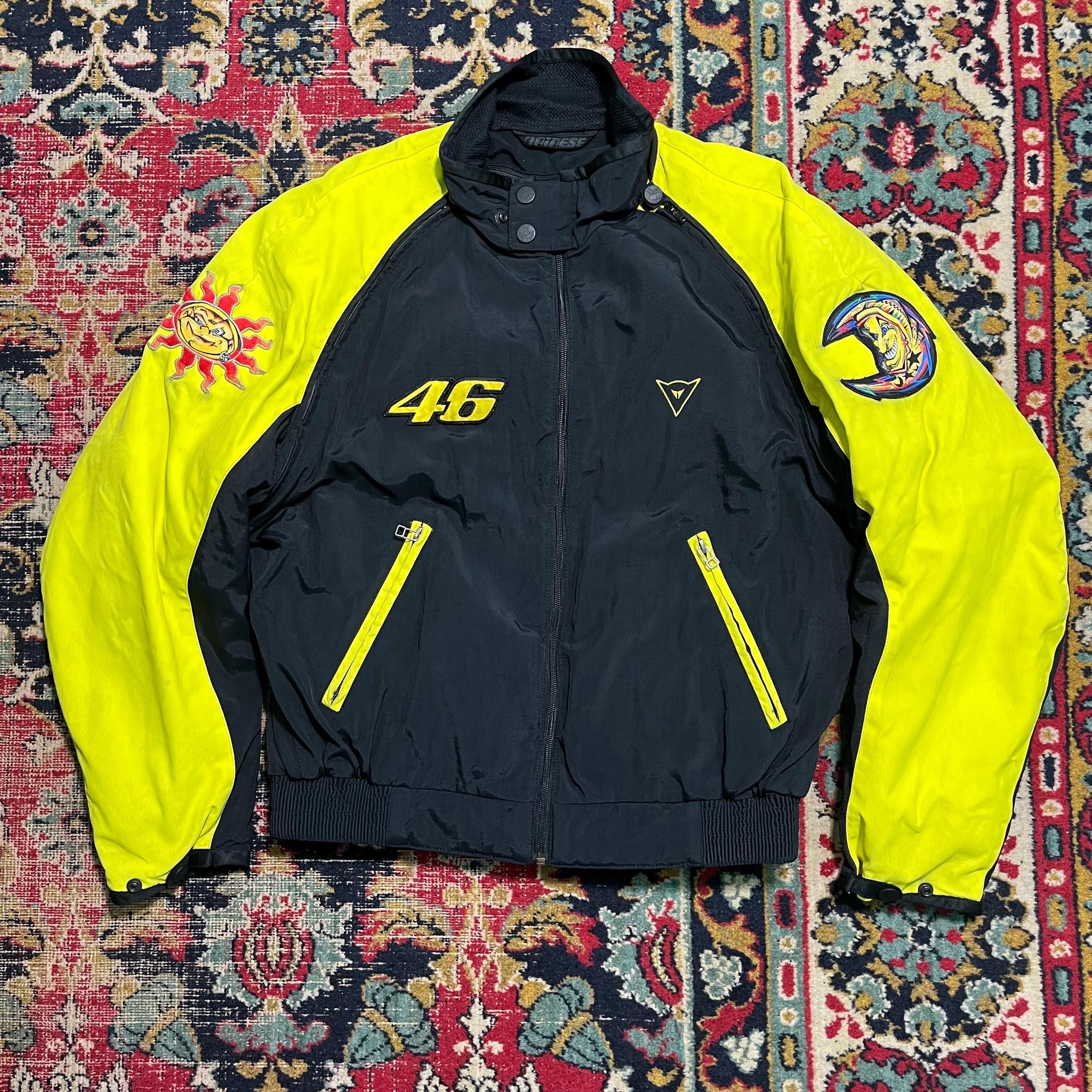 Vintage Dainese VR46 Valentino Rossi Racing Jacket the Doctor Sun
