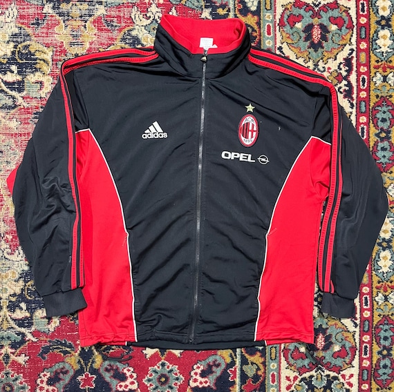 Vintage Adidas AC Milan Track Jacket Opel Sponsor 90s Football