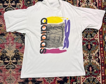 Camiseta Adidas Originals vintage de los años 90 con gráfico, talla M