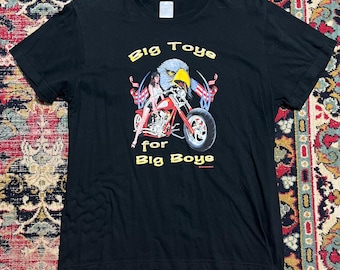 Vintage 2000s West Coast Choppers Skull Iron Cross Biker T-shirt