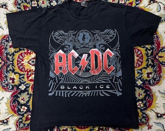 AC/DC Black Ice Tour Black Adult T-shirt - Etsy