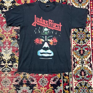 vintage judas priest Crazy shirt Rare Size L