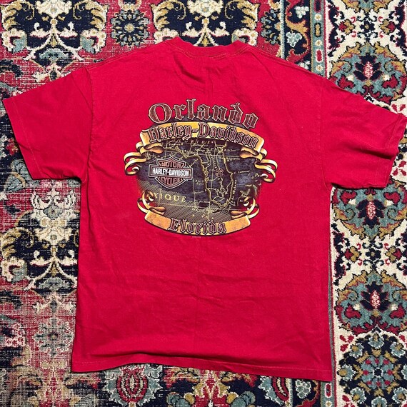 ハーレーダビッドソン オーランド フロリダ パイレーツ スカル Tシャツ 