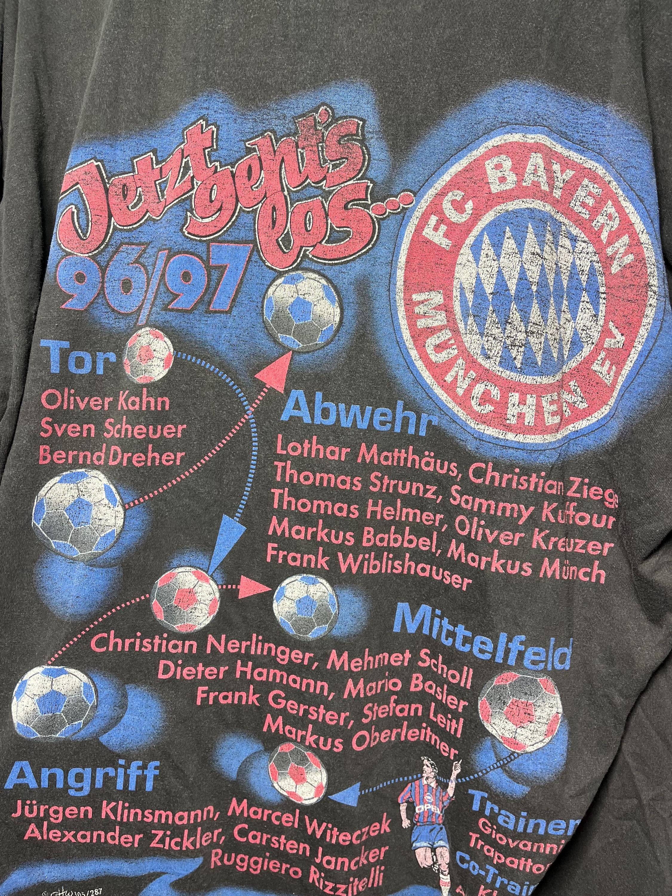 Vintage Fc Bayern Munich 90s Graphic Soccer Football Size XXL - Etsy