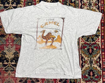 Vintage I Love Camel Egypt Funny T-Shirt  Size M