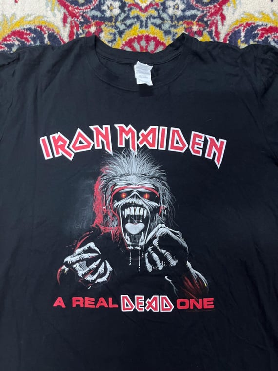 Vintage Iron Maiden a Real Dead One T Shirt Size L - Etsy