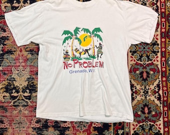 Vintage t-shirt no problem Grenada West Indies Size L