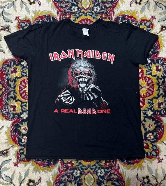 Vintage Iron Maiden a Real Dead One T Shirt Size L - Etsy