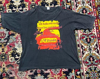 Carnival Costume T-Shirt with Saying - Sex and Alcohol Size XL