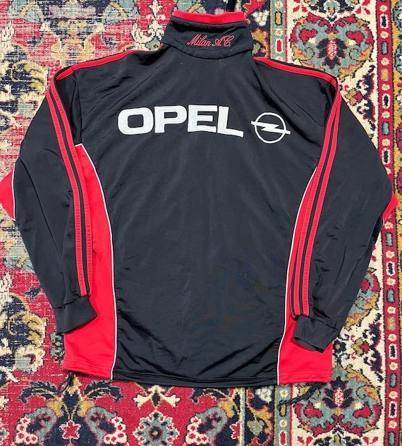 Vintage Adidas AC Milan Track Jacket Opel Sponsor 90s Football