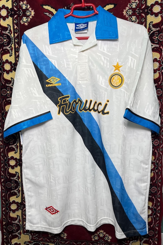 インテル 92-94 アウェイ ユニフォーム アンブロ Fiorucci Vintage Umbro1993-1994 Inter Milan Away Jersey Fiorucci Sponsor