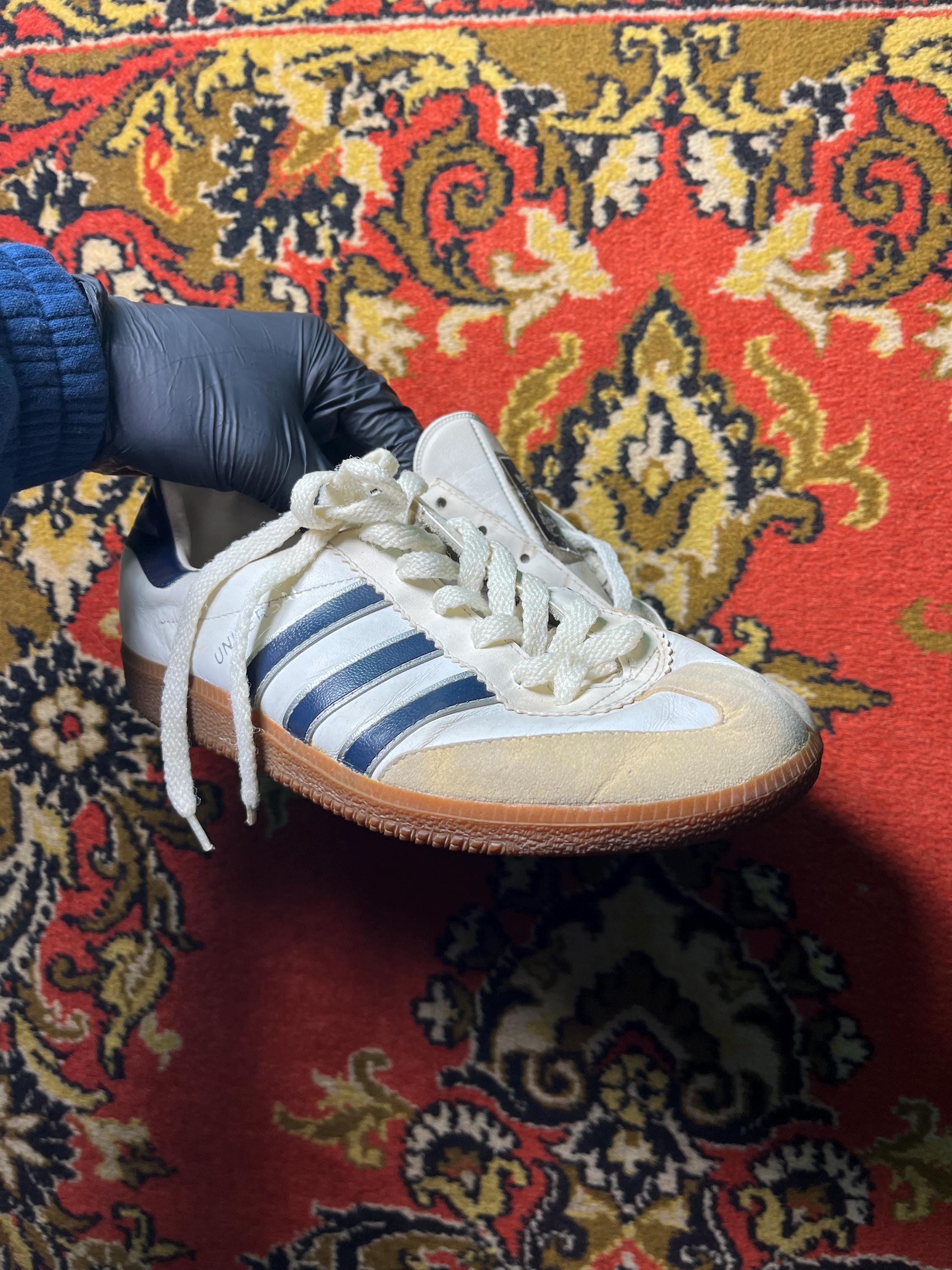 adidas gazelle silver green womens Vintage Adidas Rom Sneakers US 9.5 – dla dushy main image 0