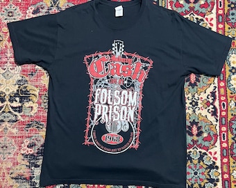 Johnny Cash Folsom Prison Graphic Tee Size XL